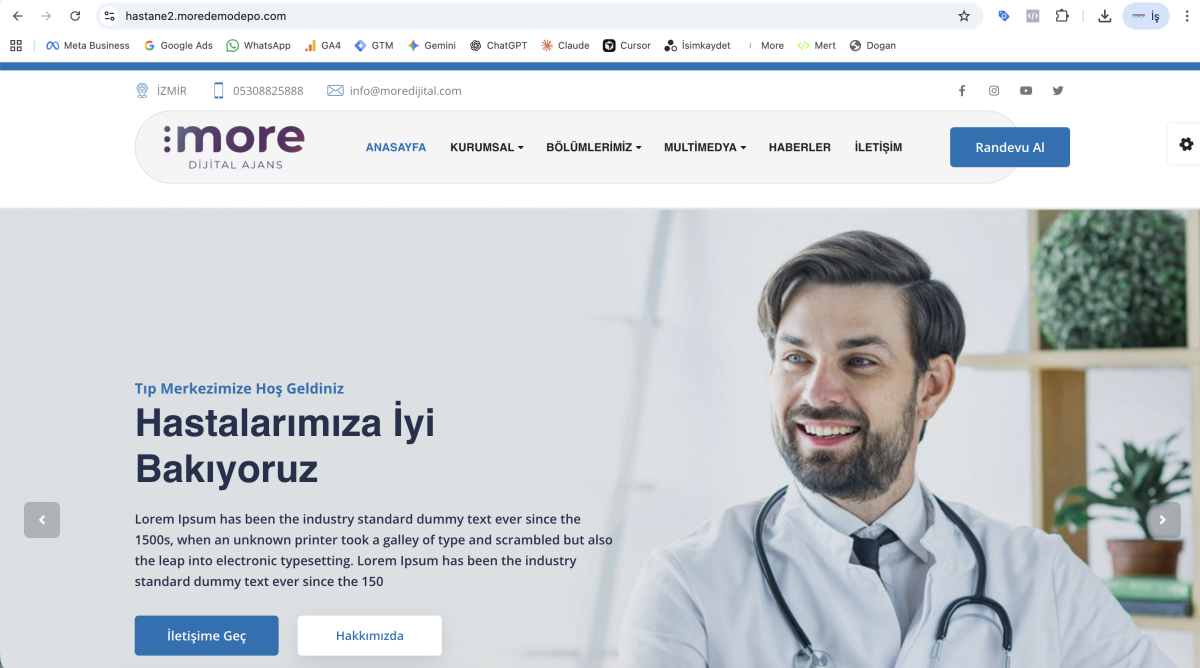 Hastane v2 - Modern Tıp Merkezi ve Özel Klinik Yazılımı