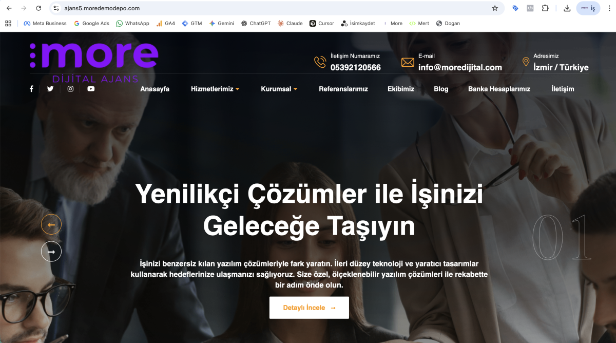 Ajans v5 - Premium Kurumsal ve Holding Teması